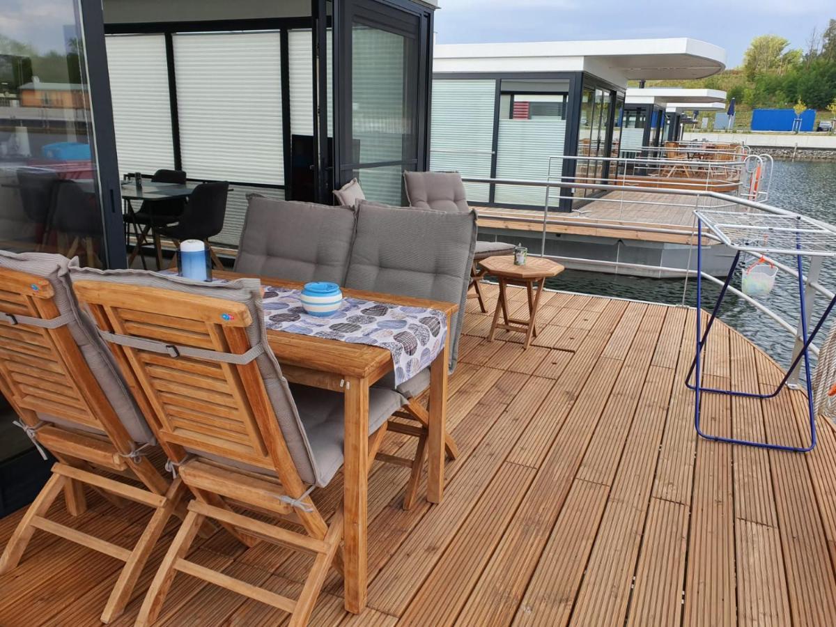 Hausboote Marina Braunsbedra Villa Exterior foto